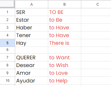 lista de palabras que necesitamos para aprender cualquier idioma 1